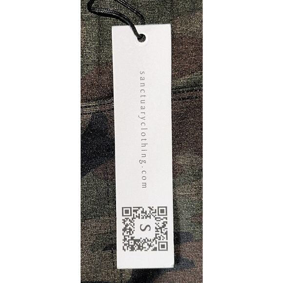 NWT Sanctuary Runway Ponte Forest Camo Leggings w/ Pockets XS - Picture 7 of 8